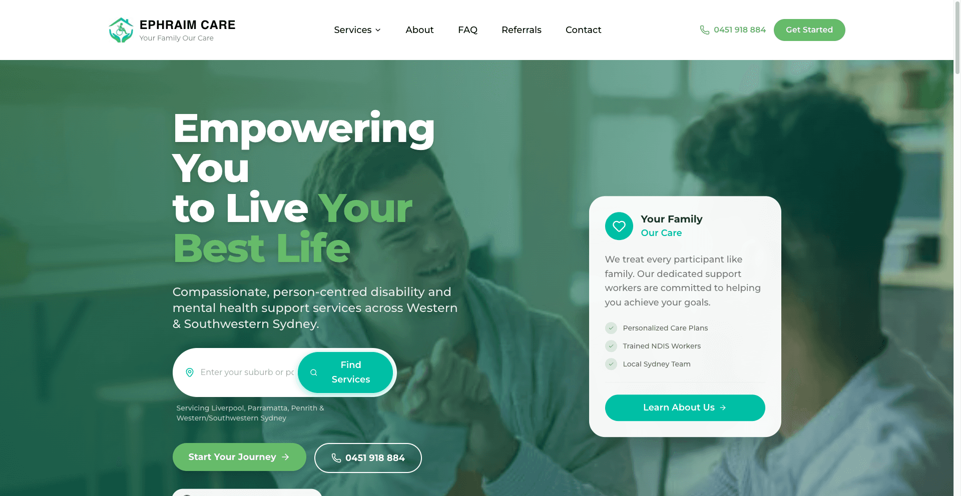 Ephraim Care Website